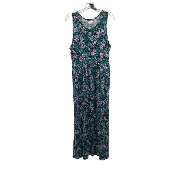 Maurices Womens Floral Maxi Dress Sleeveless Multicolor Size Large - Picture 1 of 9